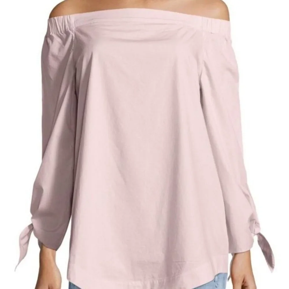 Free People Off The Shoulder Tunic Blouse